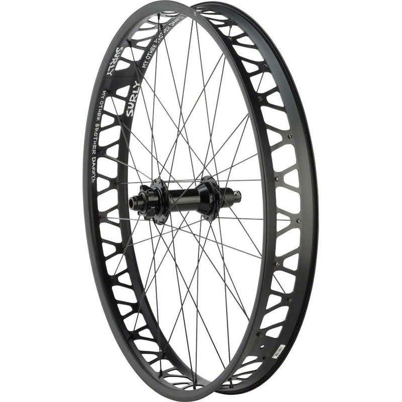 Surly Other Brother Darryl Fat Bike Rear Wheel 26″ Fat, 12 x 177mm Thru Axle 6-Bolt XD Black