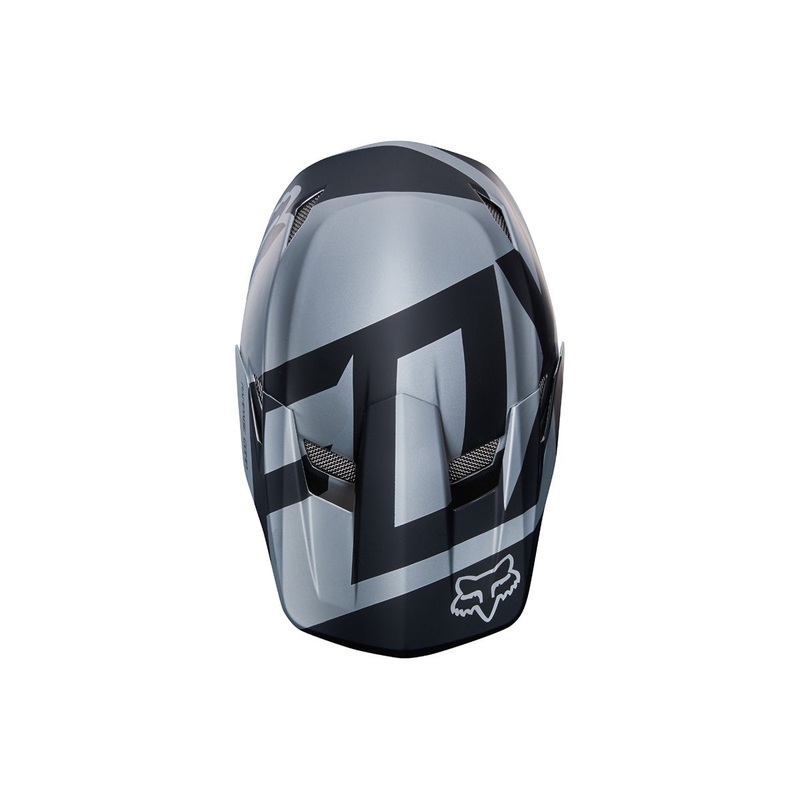Fox Racing Rampage Comp Preme Full Face Helmet – Black-Chrome