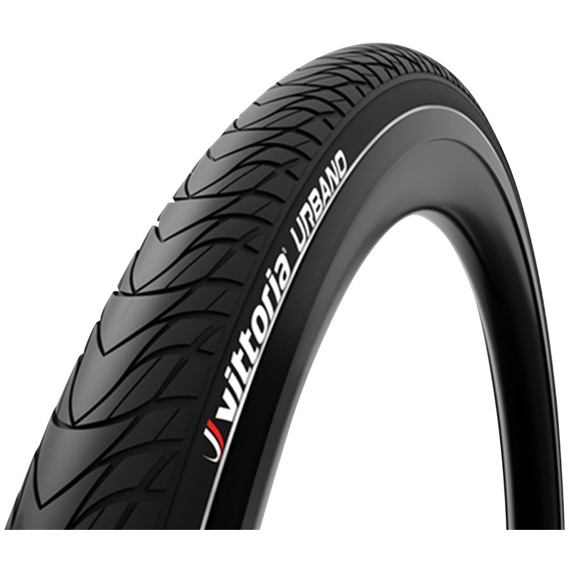 Vittoria Urbano Tire – 700 x 45, Clincher, Wire, Black/Reflective