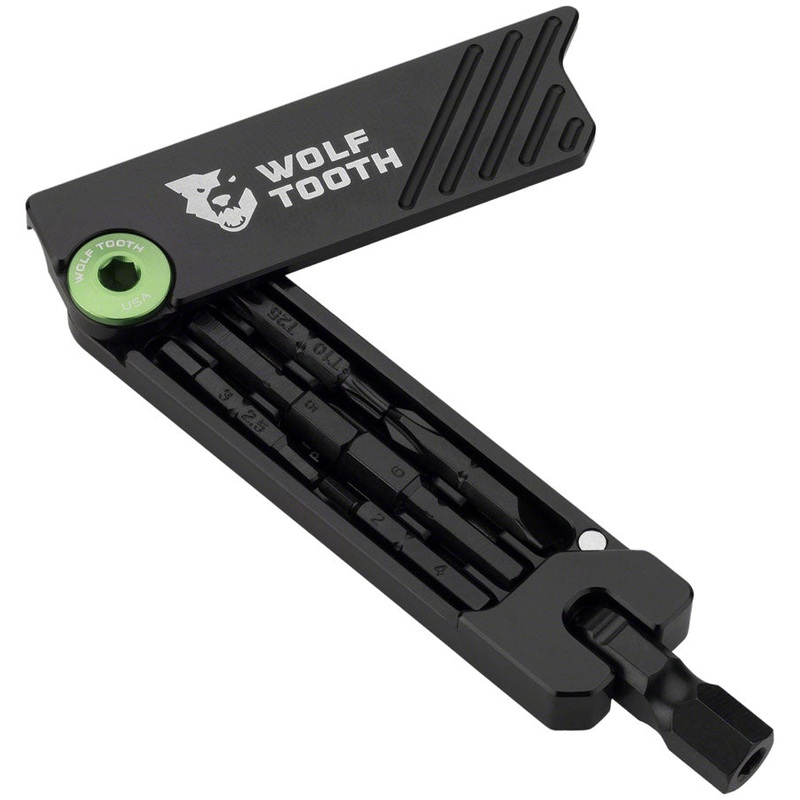Wolf Tooth 6-Bit Hex Wrench – Multi-Tool, Green