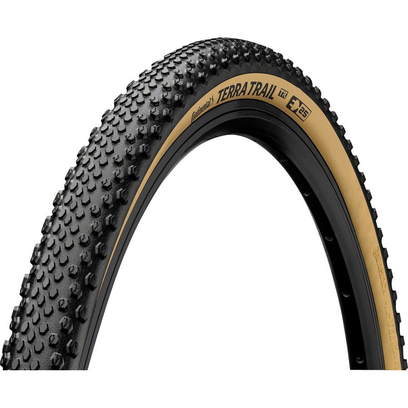 Continental Terra Trail Tire – 650b x 47, Tubeless, Folding, Black/Cream, PureGrip, ShieldWall System, E25