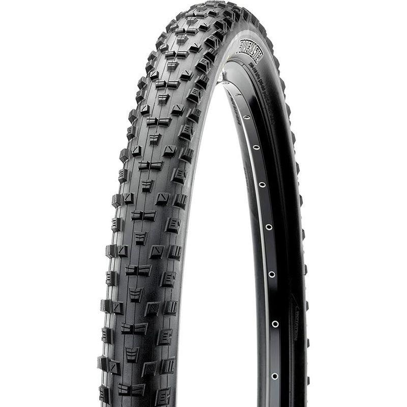 Maxxis, Forekaster, Mountain Tire, 27.5”x2.40, Folding, Tubeless Ready, MaxxTerra, EXO+, E50, Wide Trail, 60TPI, Black