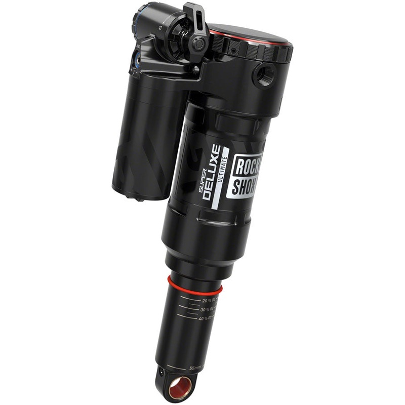 RockShox Super Deluxe Ultimate RC2T Rear Shock – 205 x 60mm LinearAir 2 Tokens Reb/Low Comp 320lb L/O Force Trunnion / Std C1