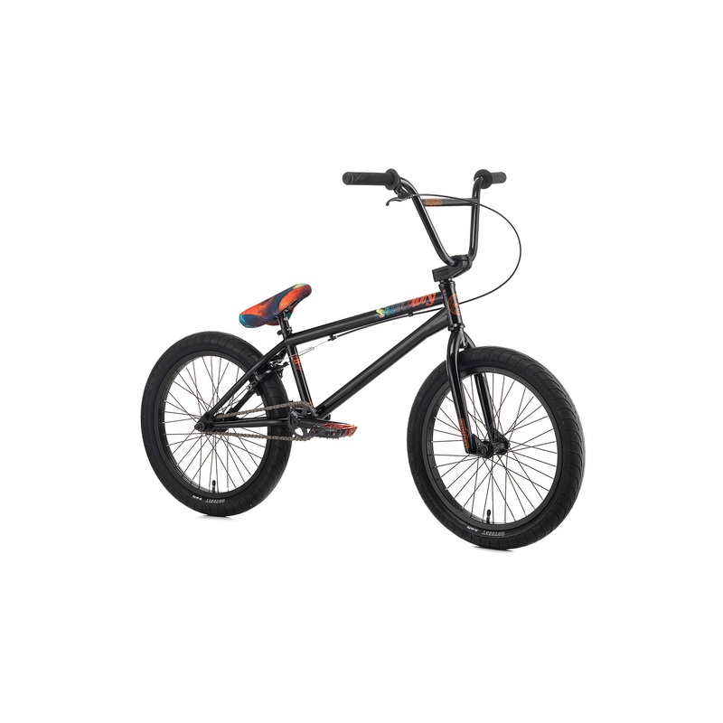 Sunday AM Plus Galaxy Bonus BMX Bike-Black-20.75″TT