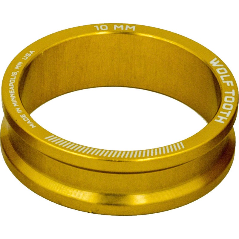 Wolf Tooth Headset Spacer 5 Pack 10mm Gold
