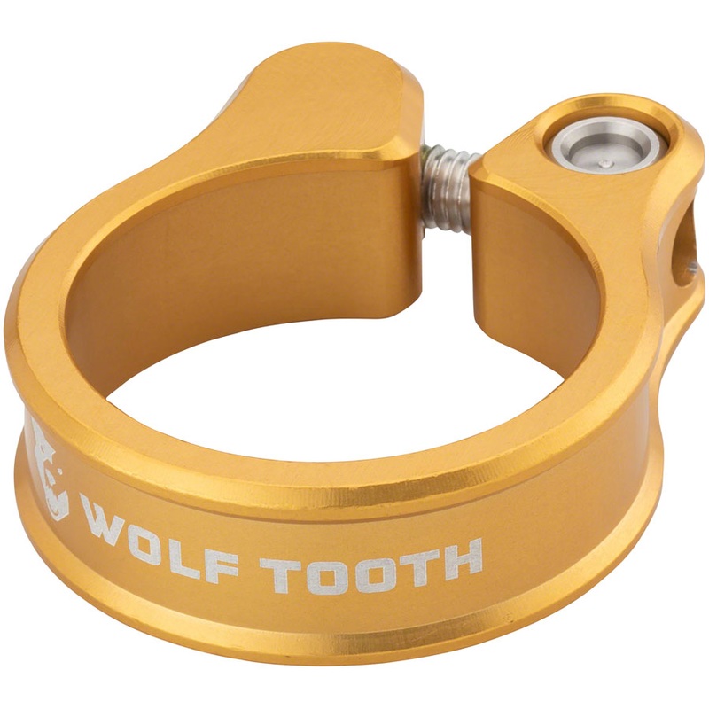 Wolf Tooth Seatpost Clamp – 36.4mm, Bolt-On, Gold