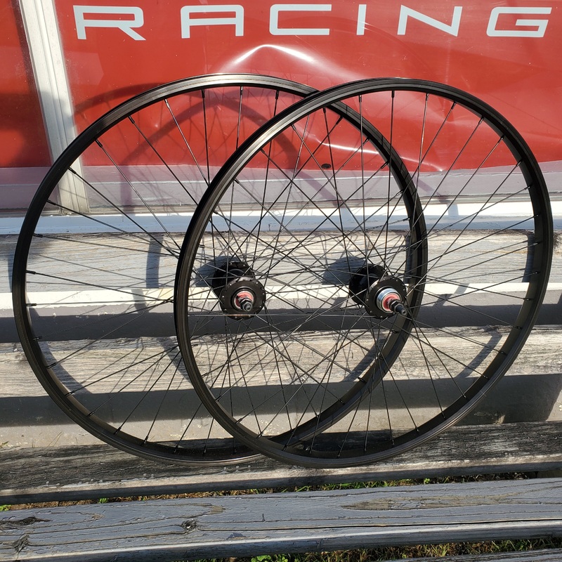 29″ SE Racing LA, Miami, Dogtown Ripper Wheelset – Pair – 36H – Flip Flop – Black/Black