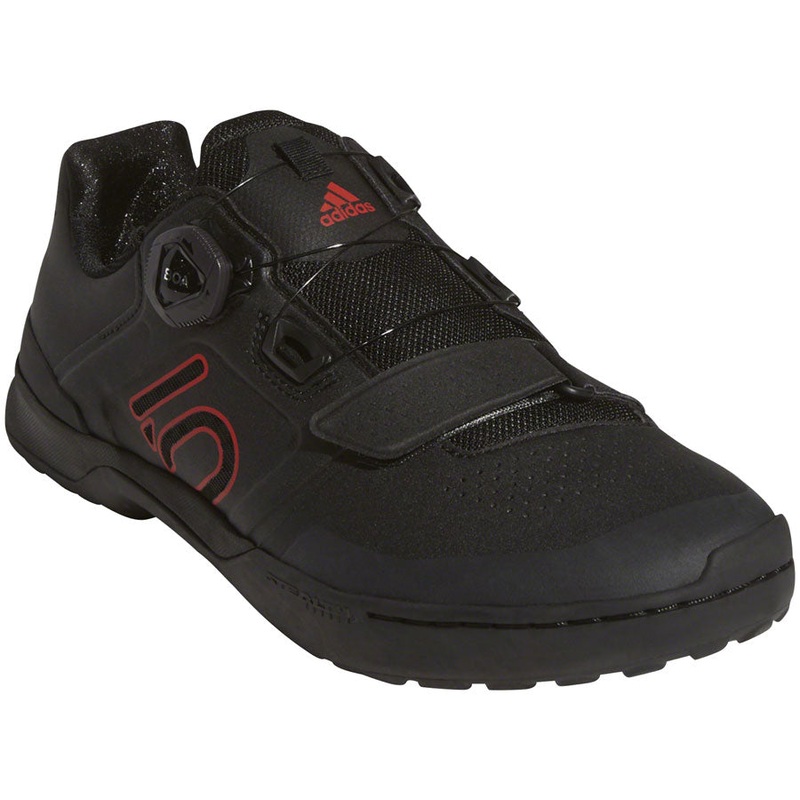 Five Ten Kestrel Pro BOA Mountain Clipless Mountain Clipless Shoes – Mens Core BLK / Red / Gray Six 10.5
