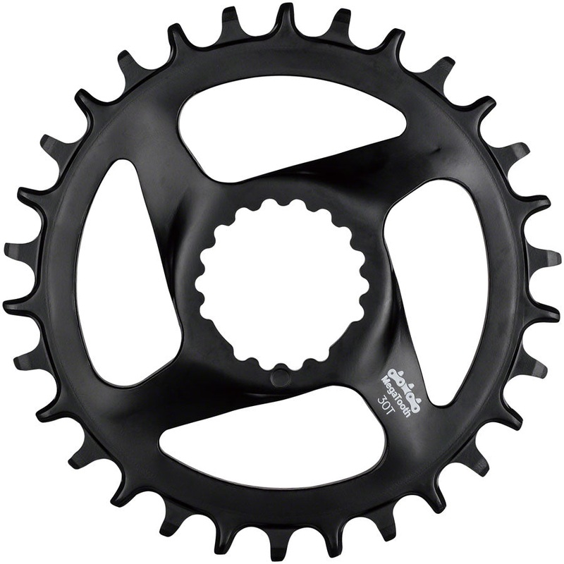 Full Speed Ahead Comet MegaTooth Direct Mount Chainring – 30t FSA Direct Mount For 12-Speed Shimano Hyperglide+ BLK