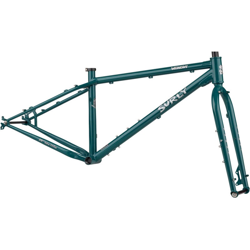 Surly Wednesday Fat Bike Frameset – 26″ Steel OG Algae Large