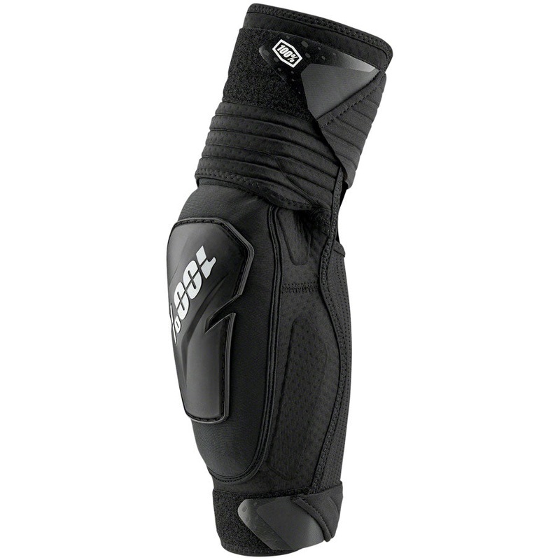 100% Fortis Elbow Guards – Black, Small/Medium