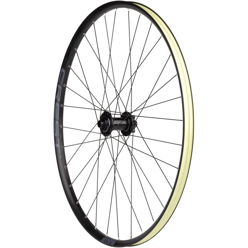 Stans Crest S2 Front Wheel – 29″ 15 x 110mm 6-Bolt Black