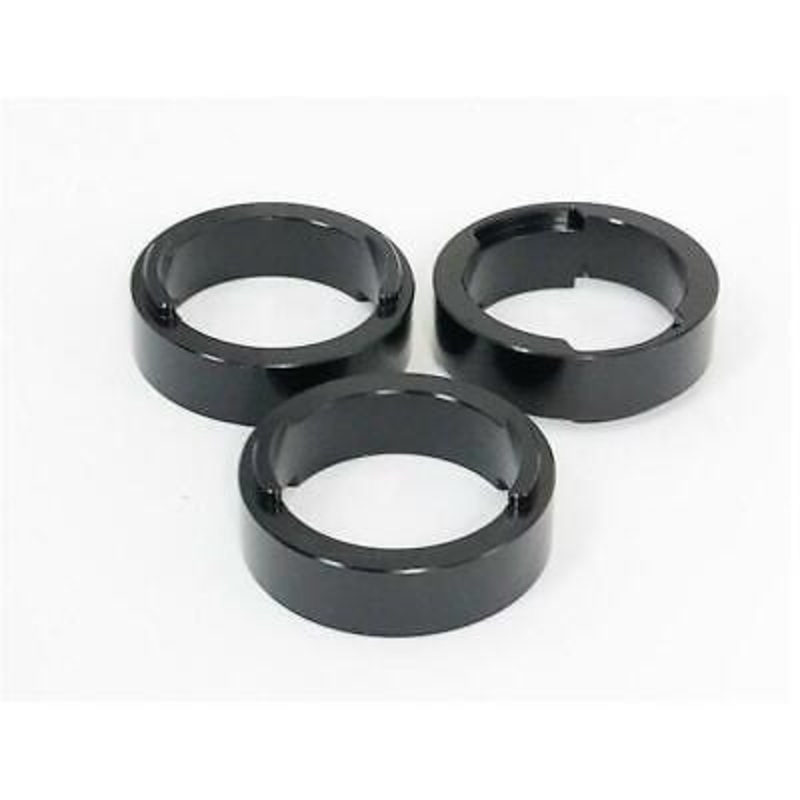 Trek Knock Block Headset Spacers 3ea x 10mm 1-1/8in Set Black