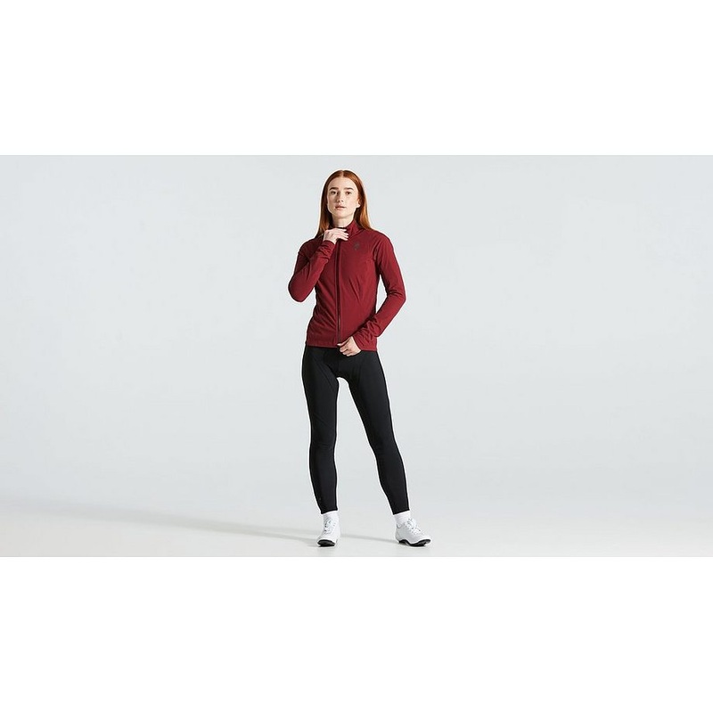 2023 SPECIALIZED WOMEN RBX COMP RAIN JACKET – LARGE, MAROON