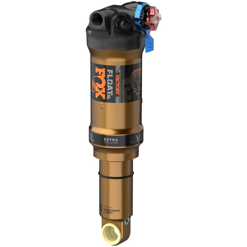 FOX Float SL Factory Rear Shock – Trunnion Metric 165 x 42.5 mm EVOL SV 3-Position Adj BLK/Kashima Coat