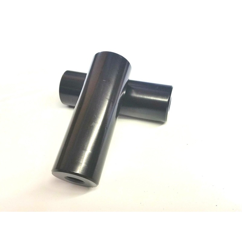 Steel Axle pegs (pair) – Black – 14mm or 3/8″