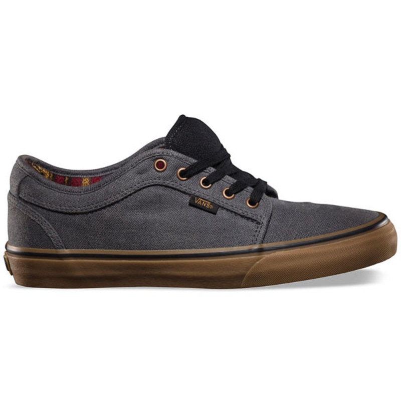 Vans Chukka Low Shoes-Dark Gray/Gum