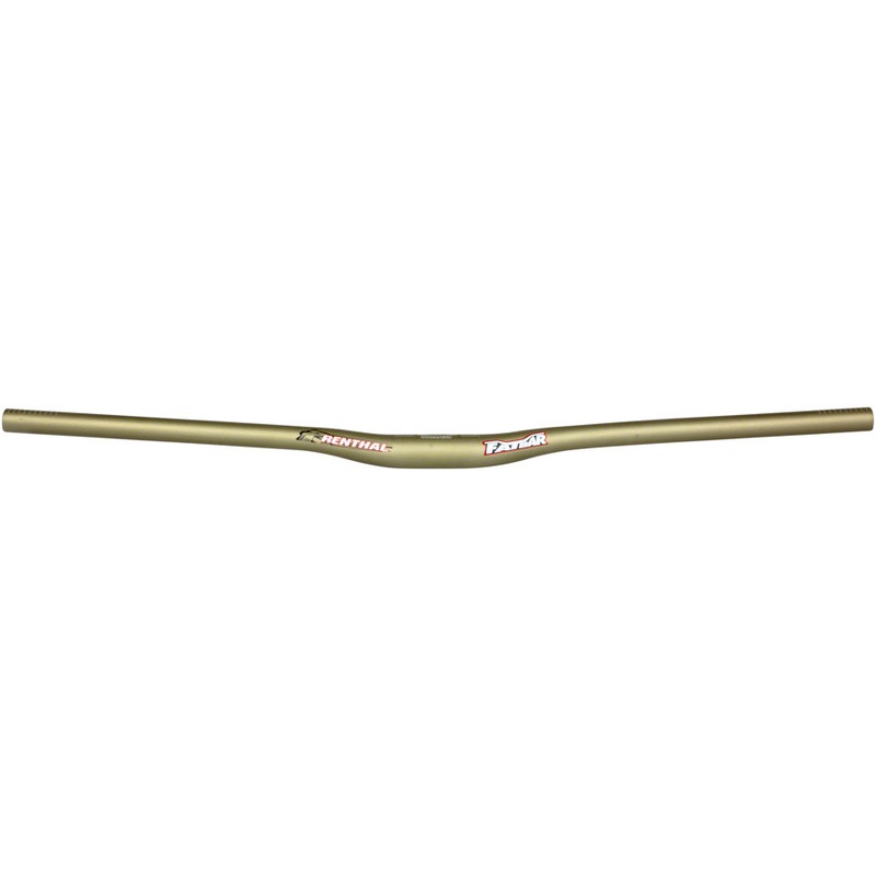 Renthal FatBar Handlebar – Aluminum, 10mm, 800mm, 31.8mm, Gold