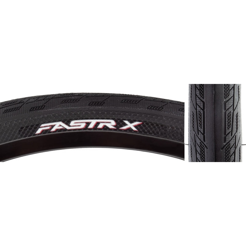 Tioga FASTR-X Tire – 24 x 1.75 Clincher Wire Black 60tpi