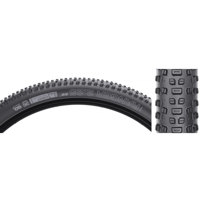 Tire Wtb Ranger 29X2.25 Black/Bk Light Fr Tcs/120/Dual-Dna/Sg2 Fold