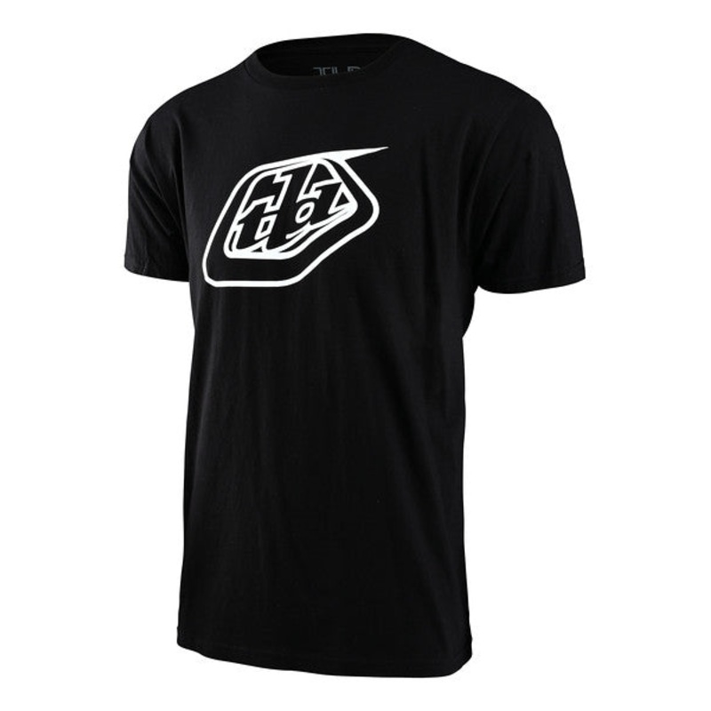 Troy Lee Designs Badge Short Sleeve Tee – Black – 2024