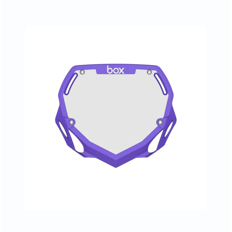 BOX Two Number Plate – Purple