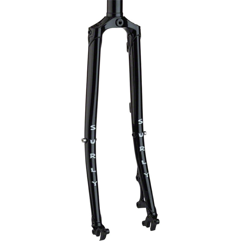 Surly Straggler Fork – 650b QRx100mm 1-1/8″ Straight Steerer 380mm Axle To Crown Steel BLK