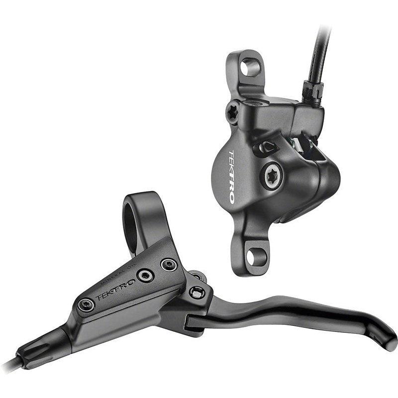 Tektro HD-T280 Disc Brake and Lever – Front, Hydraulic, Post Mount, Black