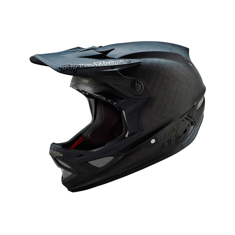 Troy Lee Designs D3 Carbon Full Face Helmet – Midnight Black