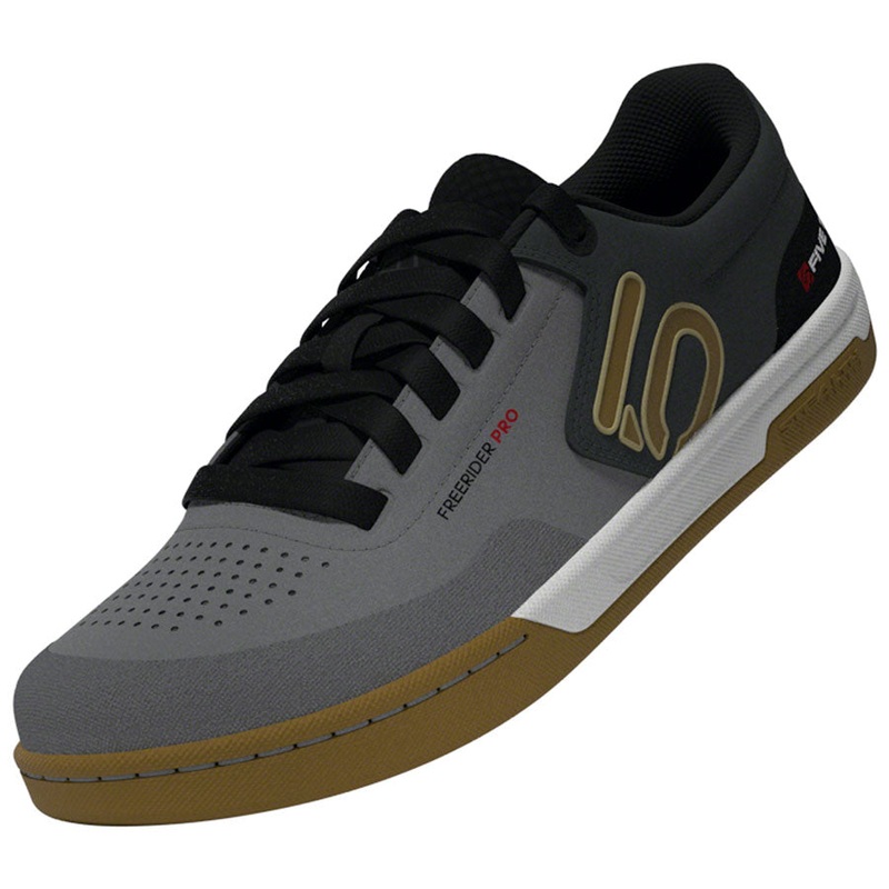 Five Ten Freerider Pro Flat Shoes – Mens Gray Three/Bronze Strata/Core BLK 10.5