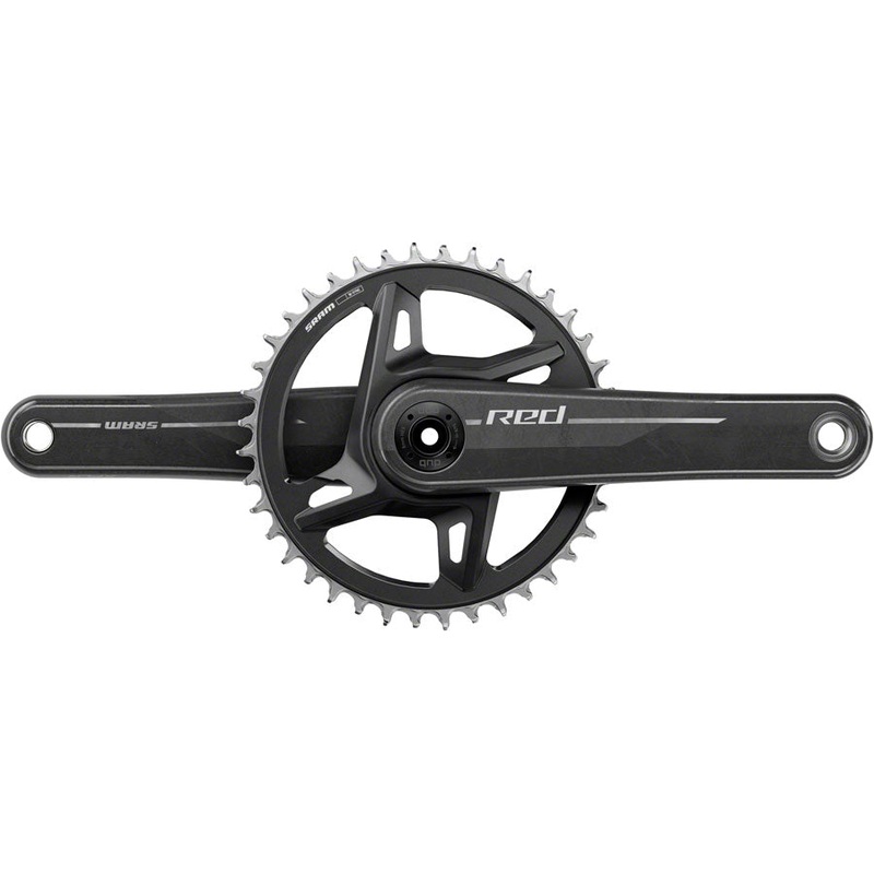 SRAM RED 1x XPLR Wide Crankset – 175mm 13-Speed 42t 8-Bolt Direct Mount DUB Spindle Natural Carbon E1
