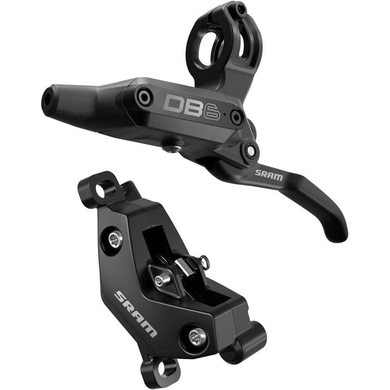 SRAM DB6 Disc Brake – Left Side Lever – Works as Front or Rear – 2000mm Hose – 4-Piston – A1