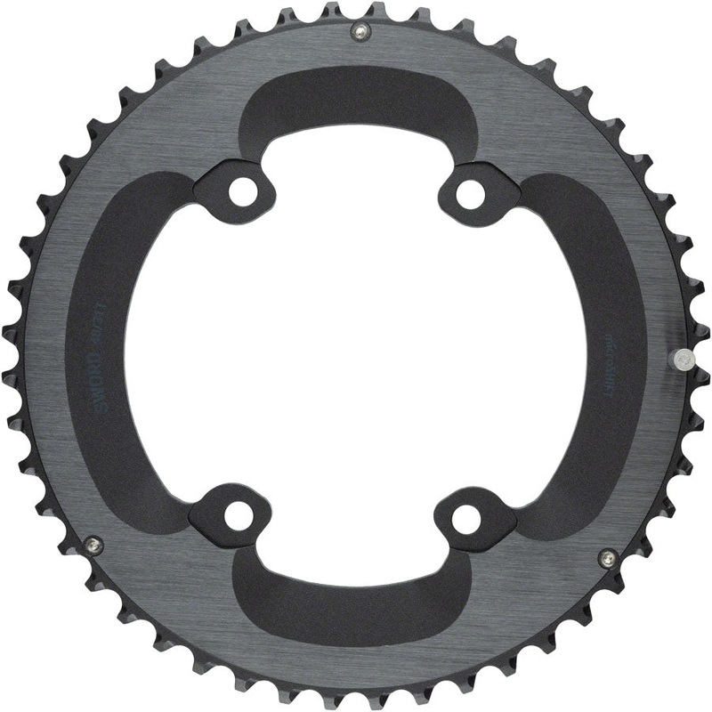 microSHIFT Sword Chainring – 48t 110 Asym BCD Outer ring 2 x 9/10-Speed BLK