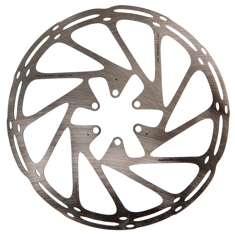 SRAM CenterLine Disc Brake Rotor – 200mm 6-Bolt 2.0mm