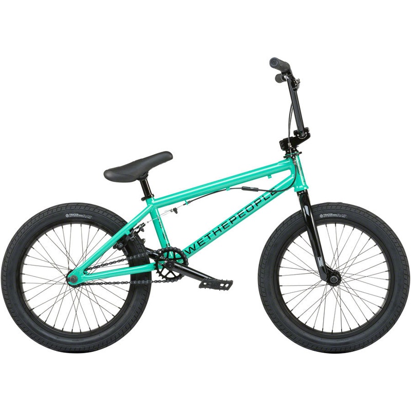 We The People CRS FS 18″ BMX Bike – 18″ TT Metallic Soda Green