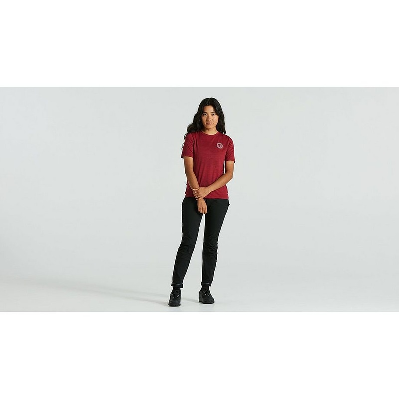 Specialized s/f wool tee ss wmn pomegranate red l