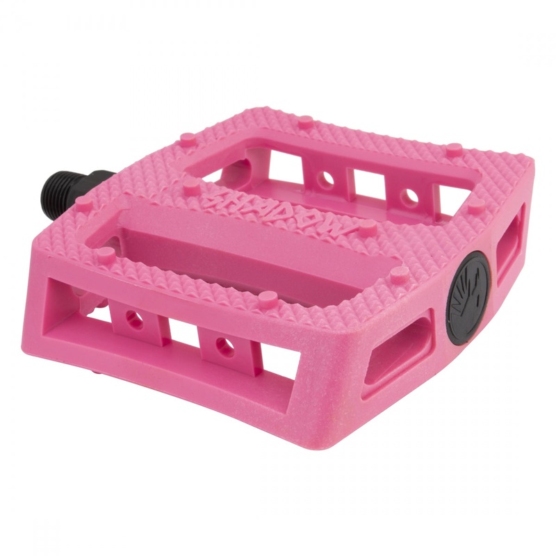 The Shadow Conspiracy Ravager Plastic Pedals 9/16″ Alloy Axle Molded Pins Pink