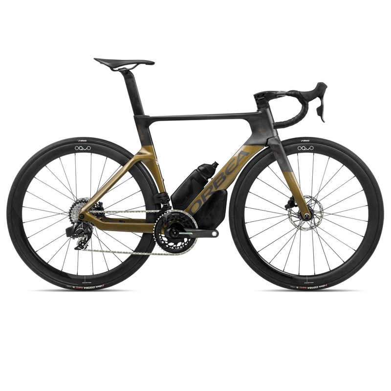 2025 Orbea ORCA AERO M21eLTD Racing ROAD BIKE – 53cm, Olive Green (Gloss) – Carbon Raw (Matte)