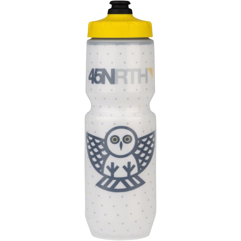45NRTH Winter Wonder Insulated Purist Water Bottle – White/Yellow, 23oz