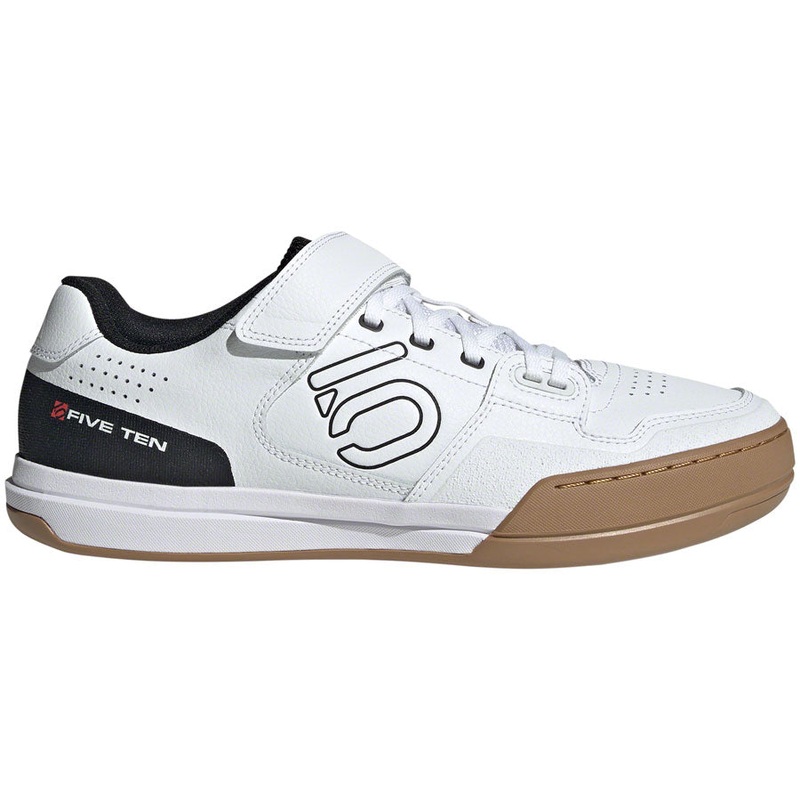 Five Ten Hellcat Mountain Clipless Shoes – Mens FTWR White/Core BLK/Red 12.5