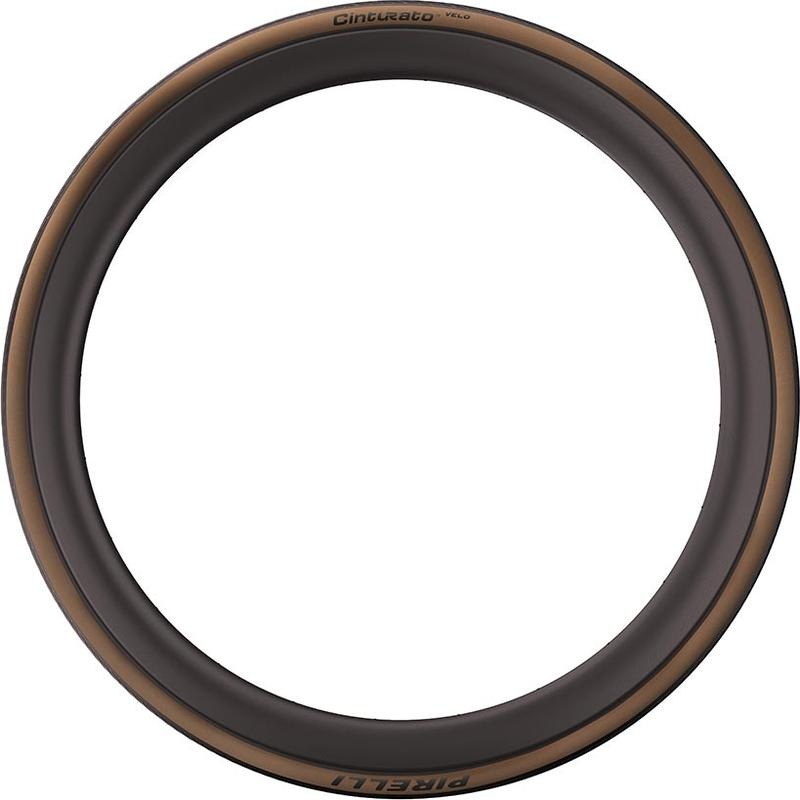 Pirelli Cinturato Velo TLR Tire – 700 x 26 Tubeless Folding Classic Tan