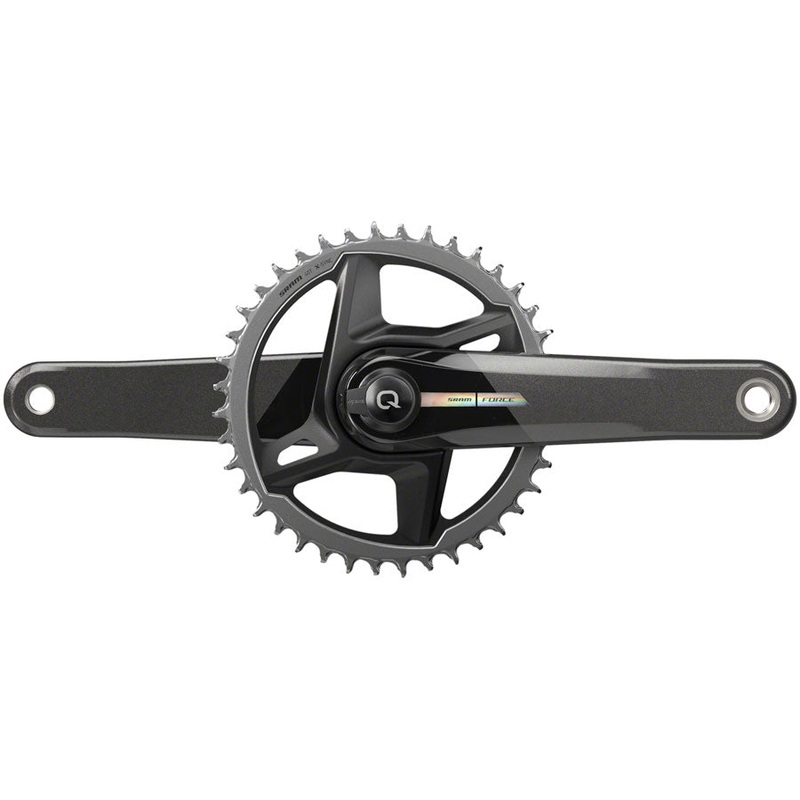 SRAM Force 1 AXS Wide Power Meter Crankset – 170mm, 12-Speed, 40t, Direct Mount, DUB Spindle Interface, Iridescent Gray, D2