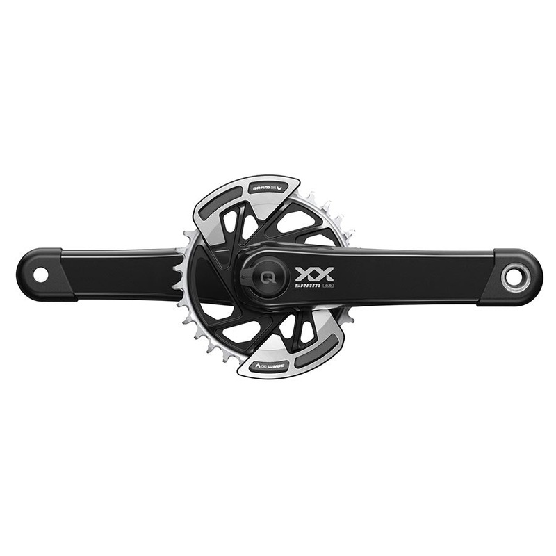 SRAM XX Eagle T-Type AXS Power Meter Wide Crankset – 170mm 12-Spd 32t Chainring Direct Mount 2-Guards PM DUB Spindle BLK