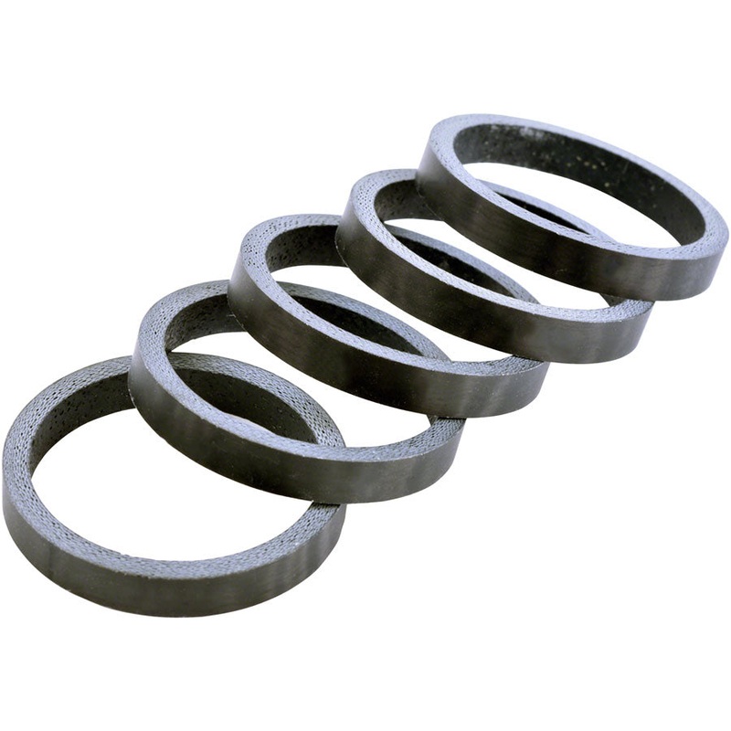 Wheels Manufacturing Carbon Headset Spacer – 1-1/8″ 5mm Matte 5-pack