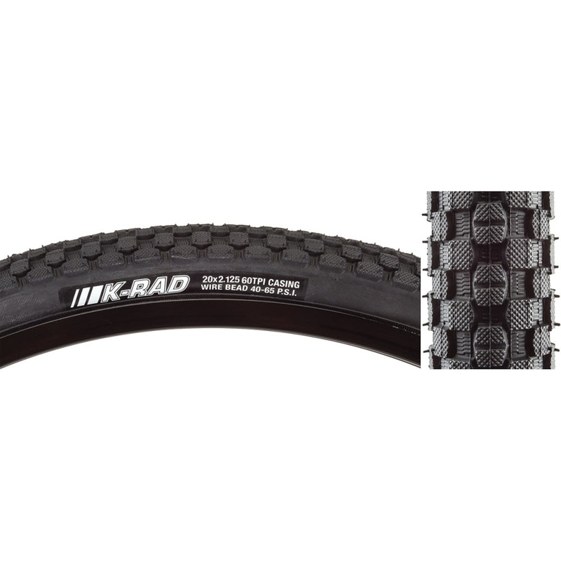 20×2.125 Kenda K-Rad BMX tire – Black