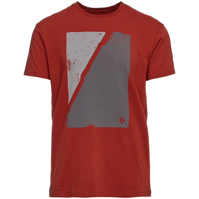 Black Diamond Block Print Mountain Tee – Red Rock Mens Small