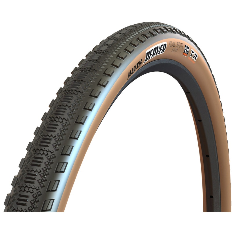 Maxxis Reaver Tire – 700 x 45 Tubeless Folding Tan Dual EXO