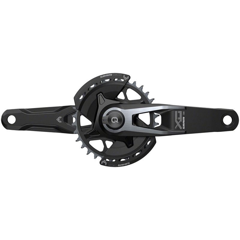SRAM X0 Eagle T-Type AXS Power Meter Wide Crankset – 165mm, 12-Speed, 32t Chainring, Direct Mount, 2-Guards, PM DUB