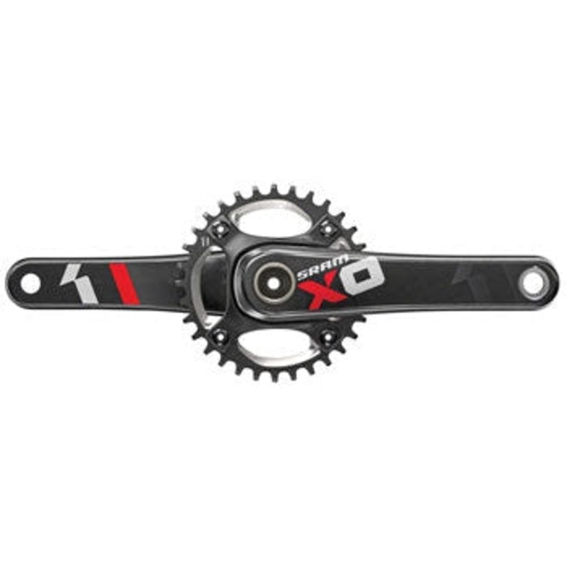 X01 All Downhill Bicycle Crankset – 165mm, 10/11-Speed, 34t, Direct Mount, DUB Spindle Interface, Red, B1