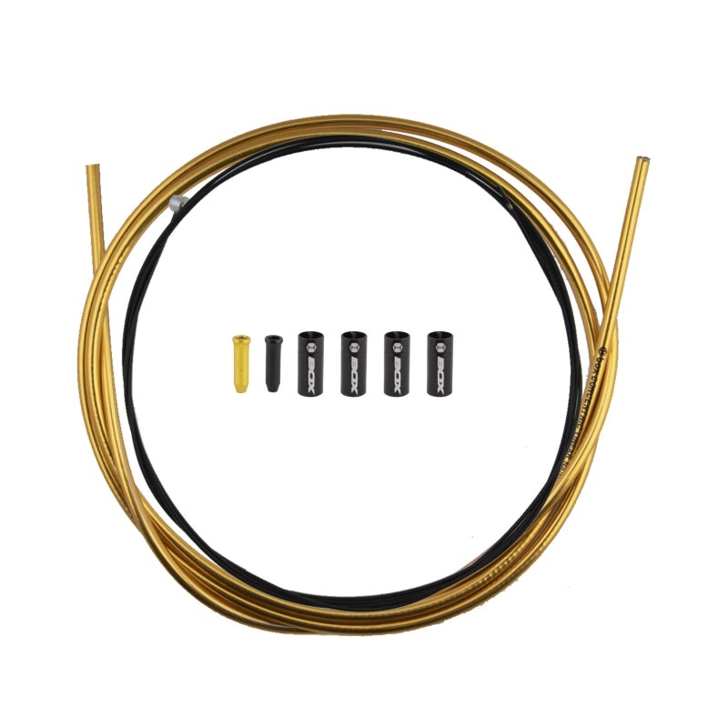 Box components Box One Linear Brake Cable Front or Rear 2000mm 1.5mm Steel Gold BMX/MTB